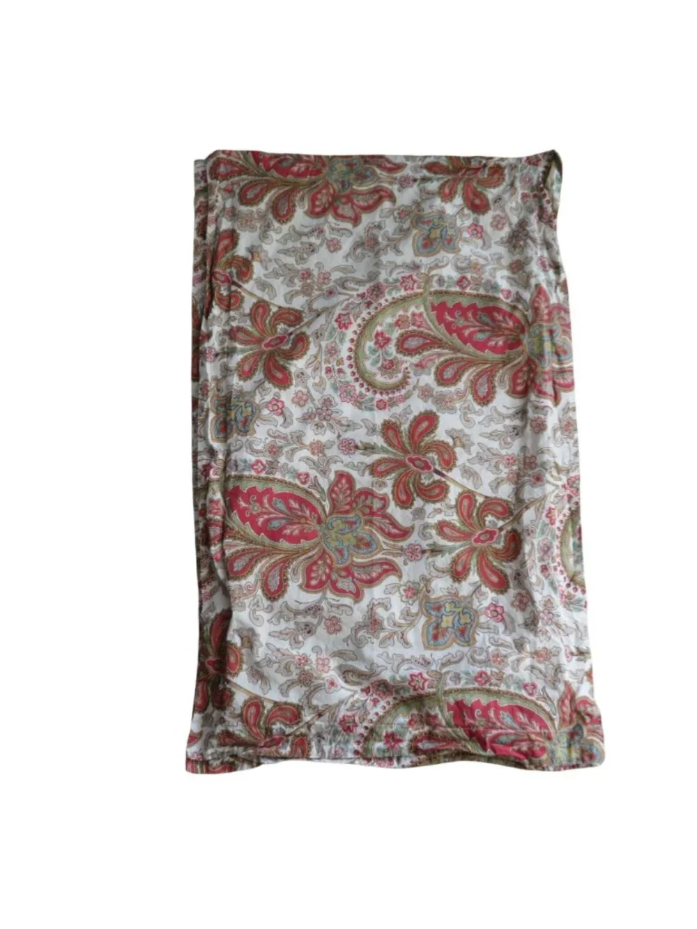 Pottery Barn Charlie Paisley Organic Percale King Duvet Cover 2 Pillow Shams